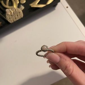 Pandora Ring with Opal Stone